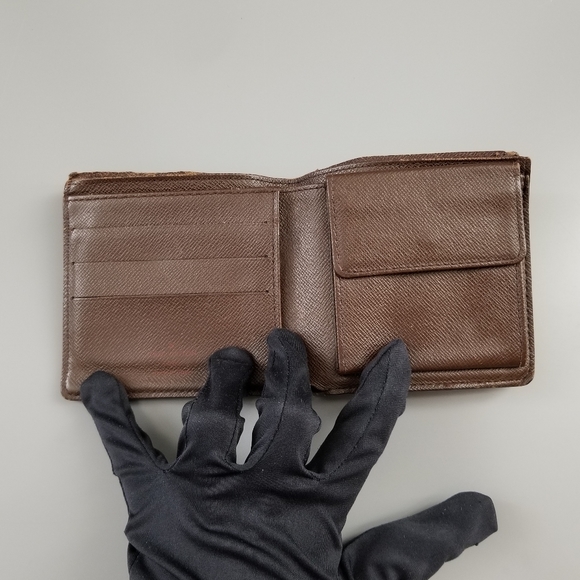 LOUIS VUITTON Multiple Men's Wallet Damier ebene Print/Spain - Picture 5 of 16